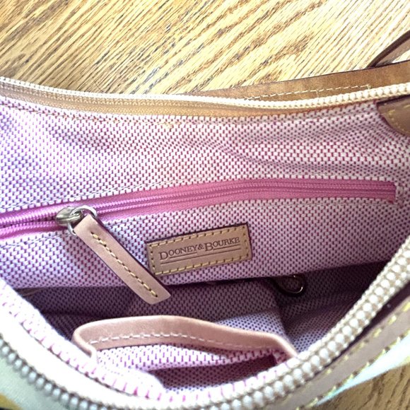 Dooney & Burke polka dot handbag - Picture 6 of 9